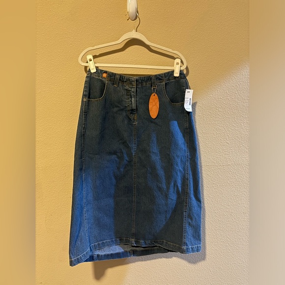 NWT Denim Midi Skirt - Picture 1 of 4